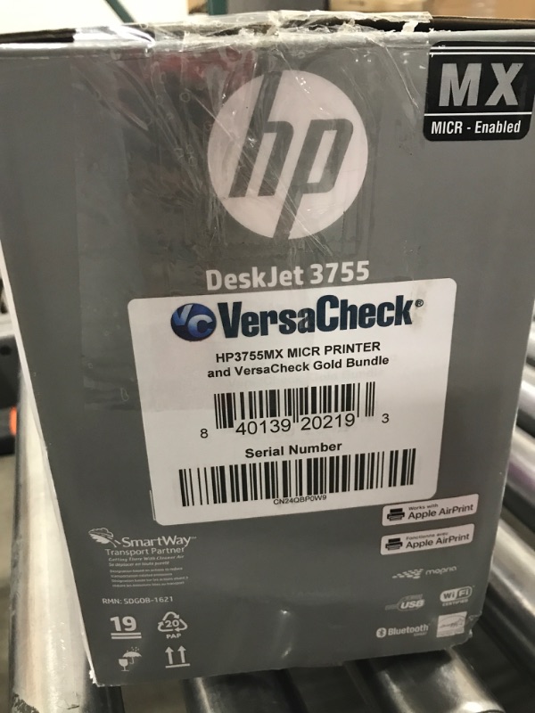 Photo 5 of VersaCheck HP DeskJet 3755 MX MICR Check Printer and VersaCheck Gold Check Printing Software Bundle, (3755MX)