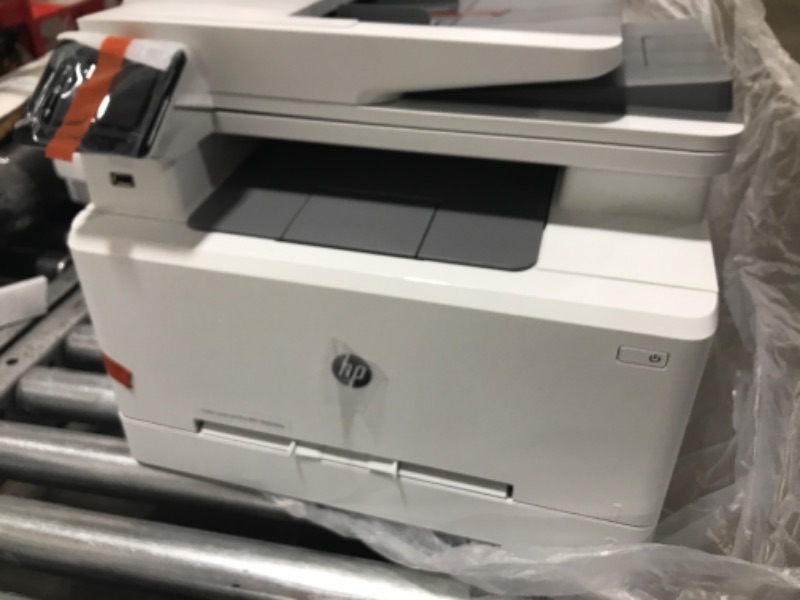 Photo 2 of HP Color LaserJet Pro M283fdw Wireless All-in-One Laser Printer, Remote Mobile Print, Scan & Copy, Duplex Printing, Works with Alexa (7KW75A), White