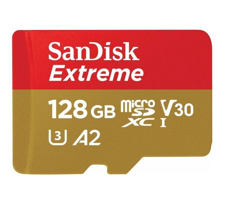 Photo 1 of 128 GB MicroSDXC SANDISK Extreme 190MB/90MB
