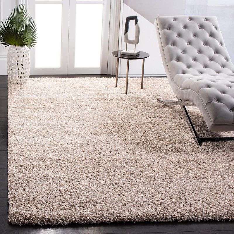 Photo 1 of 8 ft x 10ft Beige, Non-Shedding & Easy Care, Thick Ideal for High Traffic Areas in Living Room, Bedroom