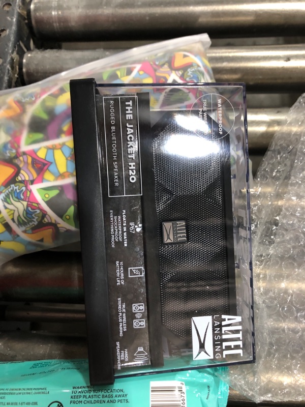 Photo 1 of Altec Lansing IMW457-BLK Jacket H2O 2 Bluetooth Speaker, IP67 Waterproof, Black & Mini H2O - Wireless, Bluetooth, Waterproof Speaker, Floating, IP67, 6-Hour Battery, (Black)