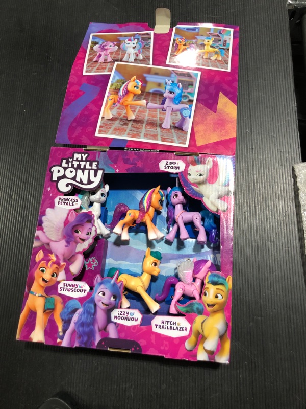 Photo 2 of My Little Pony Toys: Make Your Mark Meet The Mane 5 Collection Set, with 5 Pony Figures, Gifts for Kids, Toys for 3 Year Old Girls and Boys and Up (Amazon Exclusive)