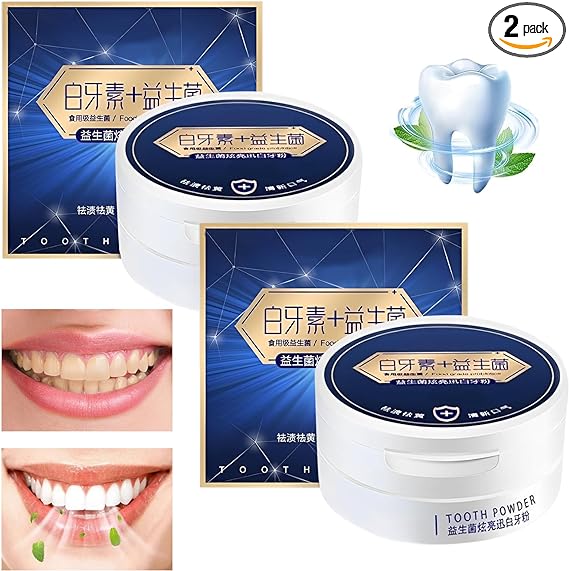 Photo 1 of 2PCS Miyanxi Tooth Powder, Teeth Whitening, Miyanxi Teeth Whitening Powder for Tooth Whitening, Tooth Whitening Effective Remover Stains from Coffee, Yellow Teeth.
