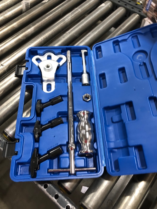 Photo 2 of Alltooetools Rear Axle Bearing Remove Puller Tool Kit Bearing Remover Set with Slide Hammer Yoke and 3 Adapters, 1" to 2-7/8" IDs