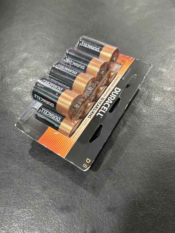 Photo 2 of Duracell Coppertop Alkaline D Battery (8-Pack)