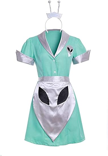 Photo 1 of 3XL Fortunehouse Roswell Crashdown Cosplay Costume Liz Parker Cafe Waitress Maid Dress Costume