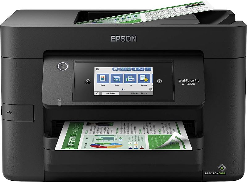 Photo 1 of Epson® Workforce® Pro WF-4820 Wireless Color Inkjet All-In-One Printer, Black, Large
