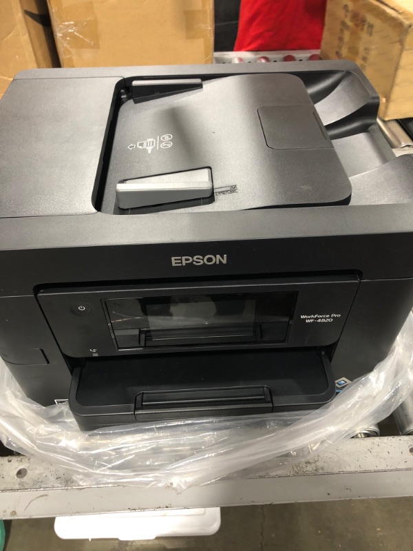 Photo 2 of Epson® Workforce® Pro WF-4820 Wireless Color Inkjet All-In-One Printer, Black, Large
