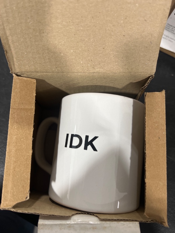 Photo 1 of IDK COFFEE MUG 