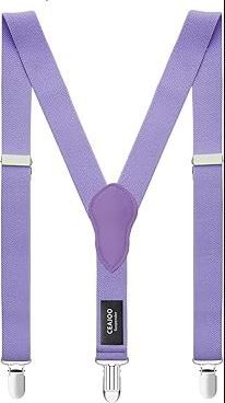 Photo 1 of CEAJOO Men's Suspenders Y Back Adjustable 1 Inch Wide with Clips 43"