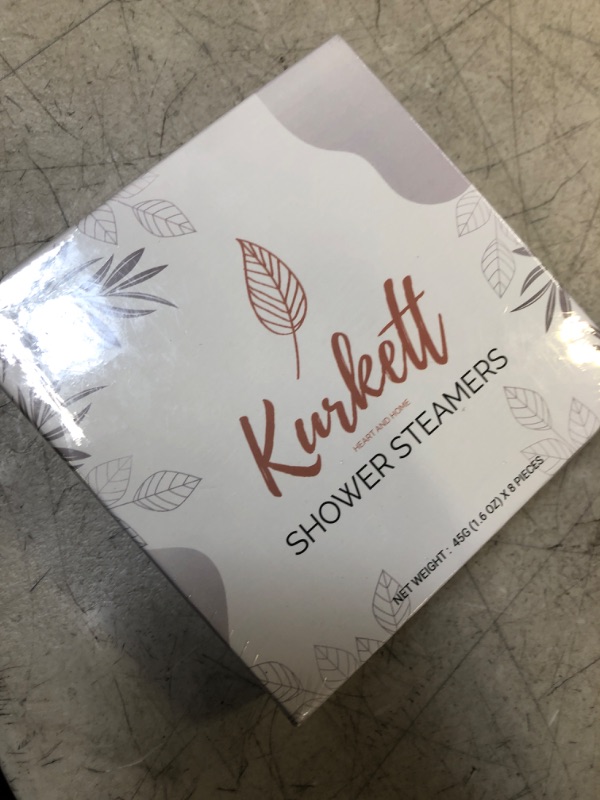 Photo 2 of Kurkett Shower Steamers – Heavenly Shower Bombs Aromatherapy – Pack of 8 in 4 fragrances - Lemongrass, Lavender, Rose, Eucalyptus and Mint Shower Steamers