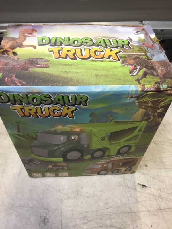 Photo 2 of Bennol Dinosaur Toys for Kids 1 2 3 4 5 Year Old Boys, 2 PCS Dinosaur Trucks with 8 Dinosaur Toys,Dinosaur Activity Playmat,Dino Cars Sets with Light Sound, Toys for 2 3 4 5 Toddlers Boys Gifts
