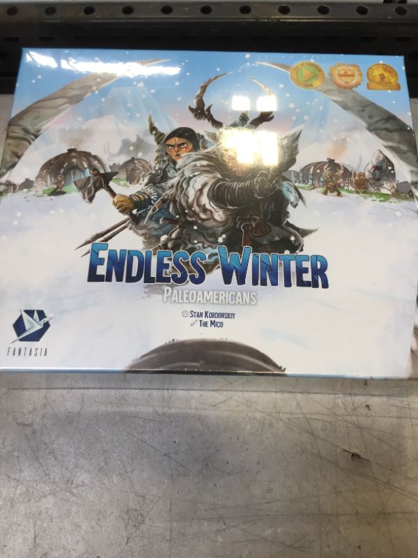 Photo 2 of Endless Winter Paleoamericans Board Game | Prehistoric Territory Building Strategy Game for Adults and Kids | Ages 12+ | 1-4 Players | Average Playtime 60-90 Minutes | Made by Fantasia Games