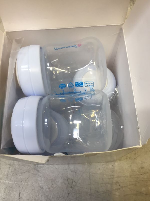 Photo 1 of Maymom Wide-Mouth Milk Storage Collection Bottle with SureSeal Sealing Disk; Compatible with Spectra/Motif Luna/Ameda MYA/Bellababy Pumps. Can Replace Spectra S1 S2 Bottles, 6 pc (4.7Oz/140mL, 6pc)

