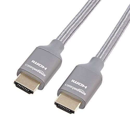 Photo 1 of 10' Amazon Basics High-Speed HDMI Cable (48Gbps, 8K/60Hz, Dark Gray) Expired
