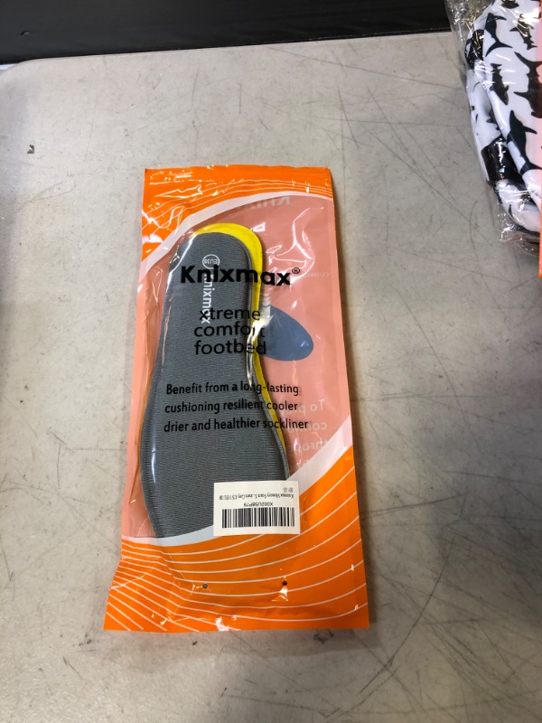Photo 1 of Knixmax Memory Foam Shoe Inserts for Women, Replacement Shoe Insoles for Sneakers Loafers Slippers Sport Shoes Work Boots, Comfort Cushioning Innersoles Shoe Liners Grey EU 38 7 Women/5 Men 1: 8mm-grey
