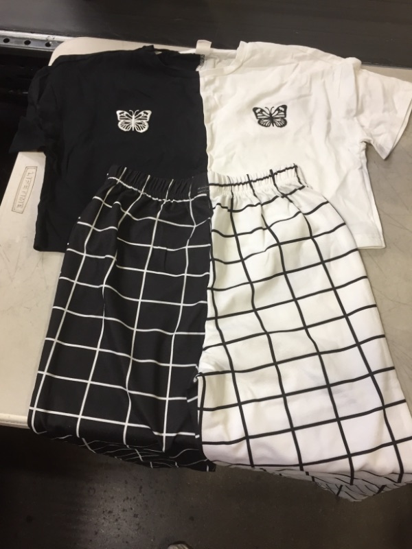 Photo 1 of 11-12 YR OLD GIRLS OUTFIT BLACK/WHITE