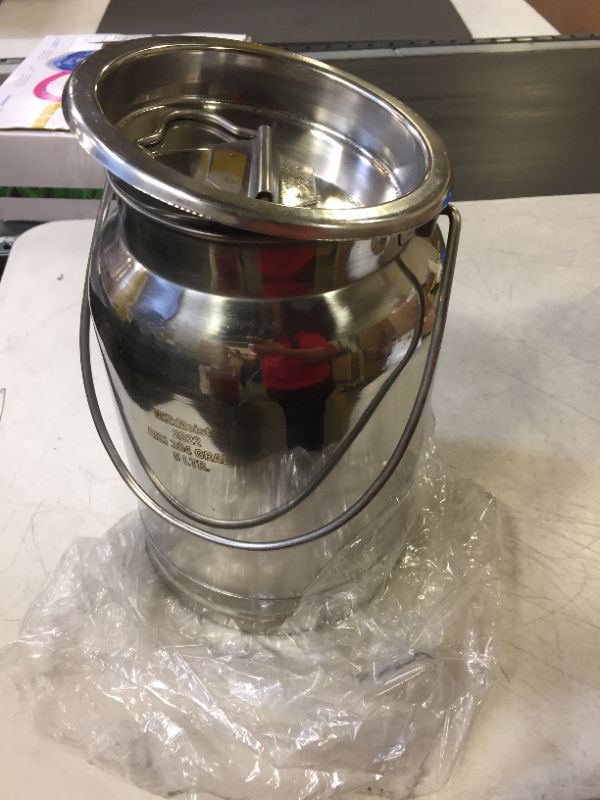 Photo 1 of 5 QT STAINLESS STEEL MILK TOTE