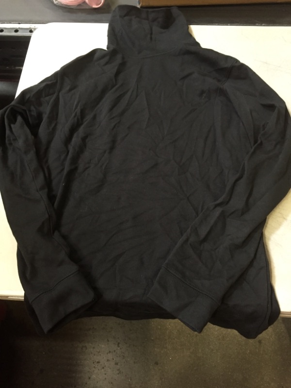 Photo 1 of LONG SLEEVE TURTLE NECK BLACK SHIRT SMALL