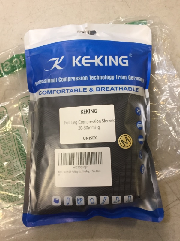 Photo 1 of KEKING FULL LEG COMPRESSION SLEEVE UNISEX MEDIUM 