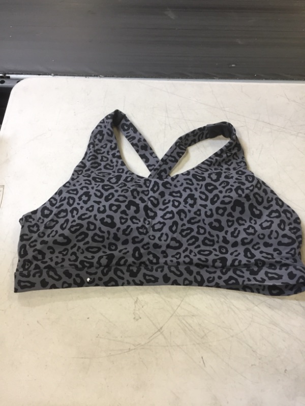 Photo 1 of LEOPARD PRINT WOMENS BRA BLACK/GREY 3XL 