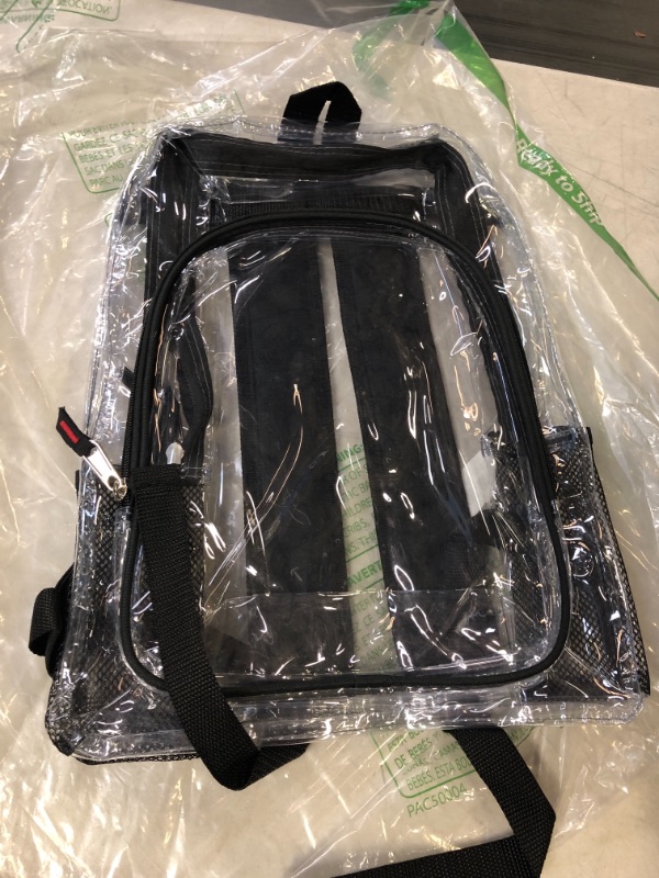 Photo 1 of CLEAR TRANSPARENT BACKPACK