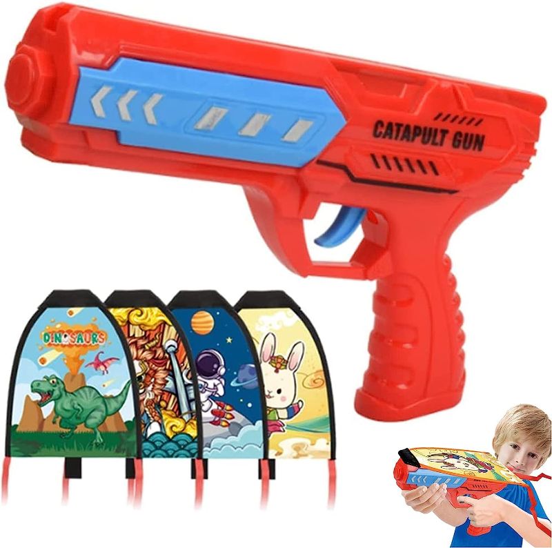 Photo 1 of Kite Launcher Toys,2023 New Launcher with 4 Kite Toy Set Kite Beach Toy, Catapult Kite Toy,Funny Beach Kite Toy Outdoor Toys for Kids, Launcher Ejection Kite Beach Toy (with 4 Kites)
