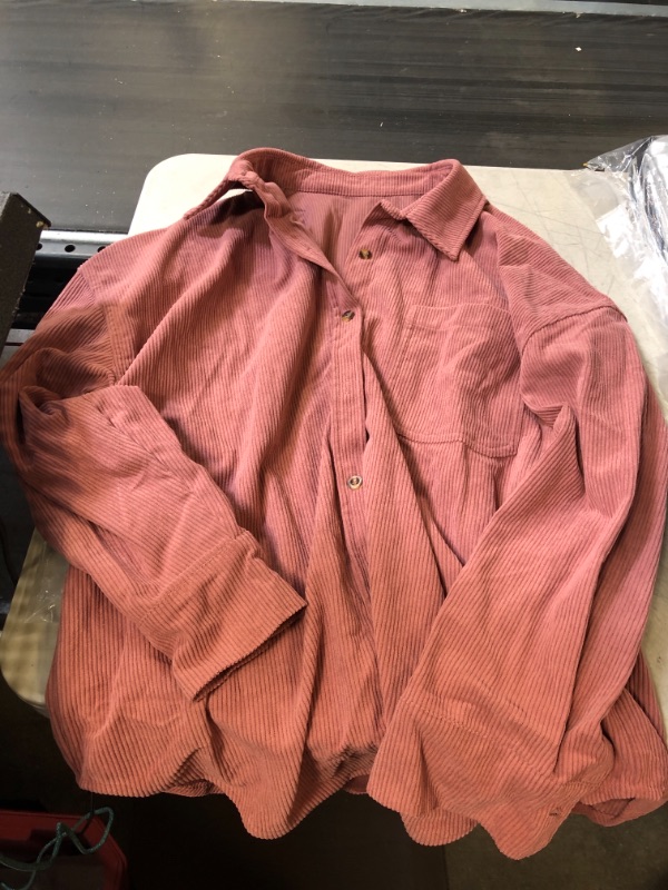 Photo 1 of CORDUROY JACKET PINK MEDIUM