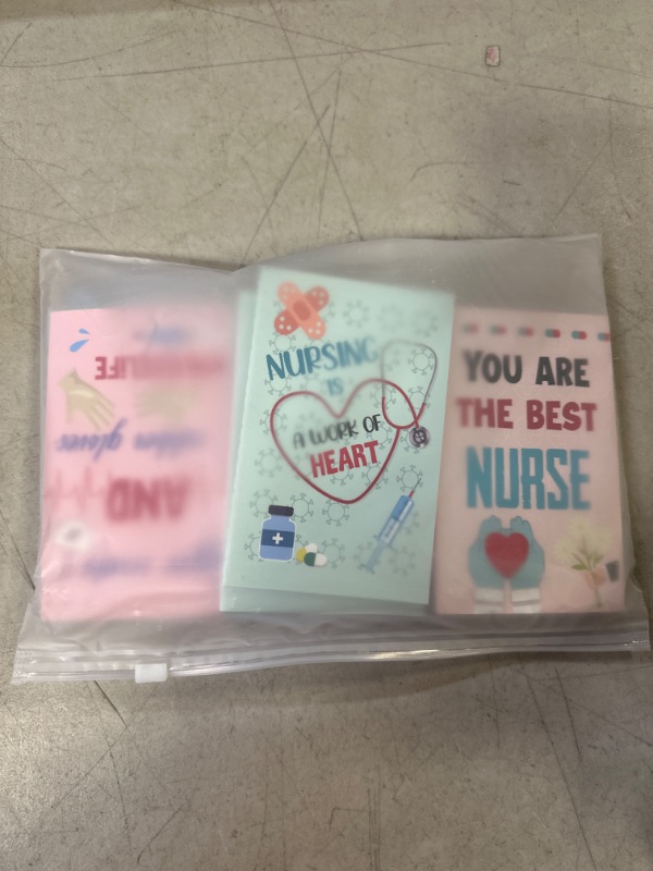 Photo 2 of Yexiya 20 Pack Nurse Notepads Nurse Appreciate Gifts, Nurse Memo Pad for School Students Doctor Nurse, Medical Theme Nursing Pocket Journal Nurse Practitioner Gifts for Graduation Office, 10 Styles