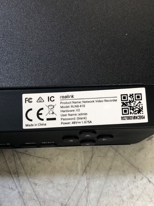 Photo 1 of REOLINK 4K 8Ch Network Video Recorder for Home Security Camera System, Work with 4K/5MP/4MP HD Reolink IP Cameras PoE NVR, 24/7 Recording to Pre-Installed 2TB Hard Drive, RLN8-410