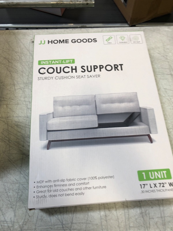 Photo 3 of  JJ CARE Couch Support [Upgraded - 17" x 72"] - Couch Cushion Support for Sagging Seat, Durable Couch Support Board, Firm & Nonslip Couch Supports for Sagging Cushions Sectional
