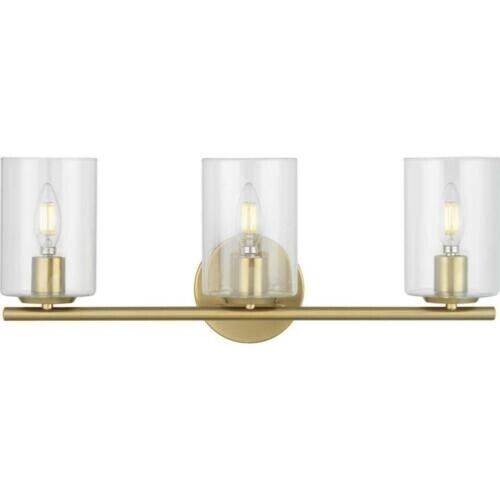 Photo 1 of 3 Light Brass Vanity Light
