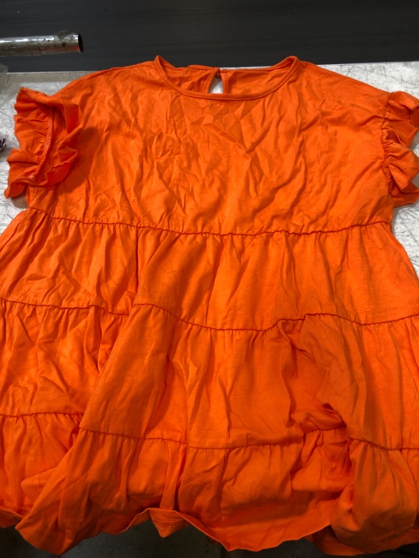 Photo 1 of L  --- Orange blouse 