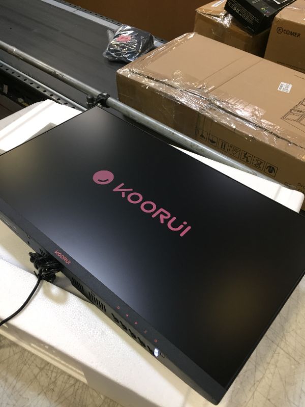 Photo 7 of KOORUI 24 Inch Computer Monitor -FHD 1080P Gaming Monitor 165Hz VA 1ms Build-in FreeSync™, Compatible G-sync, LED Monitors with Ultra-Thin, HDMI X2 /DP, VESA Compatible, Tilt Adjustable, Eye Care 24E4 (SLIGHTLY USED)