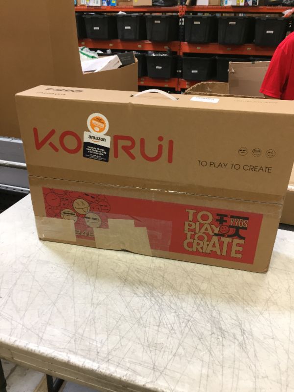 Photo 9 of KOORUI 24 Inch Computer Monitor -FHD 1080P Gaming Monitor 165Hz VA 1ms Build-in FreeSync™, Compatible G-sync, LED Monitors with Ultra-Thin, HDMI X2 /DP, VESA Compatible, Tilt Adjustable, Eye Care 24E4 (SLIGHTLY USED)