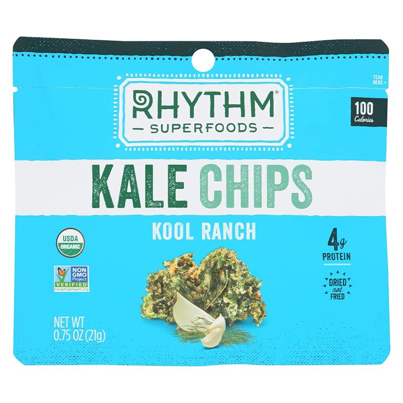 Photo 1 of 0.75 Oz. Organic Kool Ranch Kale Chips, 8 BAGS 
EXP 1/6/2024