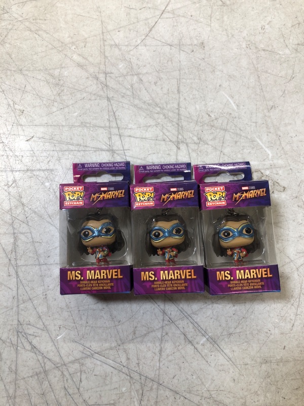 Photo 2 of Funko Pop! Keychain: Ms. Marvel - Ms. Marvel
3 PACK 