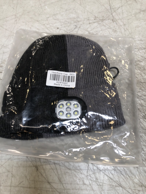 Photo 1 of AiParty Bluetooth Beanie Hat with Light, Unisex USB Rechargeable Winter Knitted Cap with Headphones and MIC for Teens Kids
