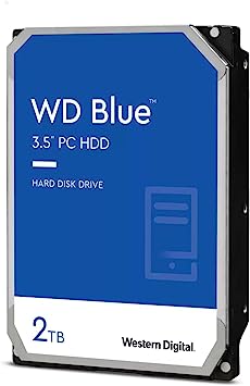 Photo 1 of Western Digital 2TB WD Blue PC Internal Hard Drive - 7200 RPM Class, SATA 6 Gb/s, 256 MB Cache, 3.5" - WD20EZBX 2TB 7200 RPM