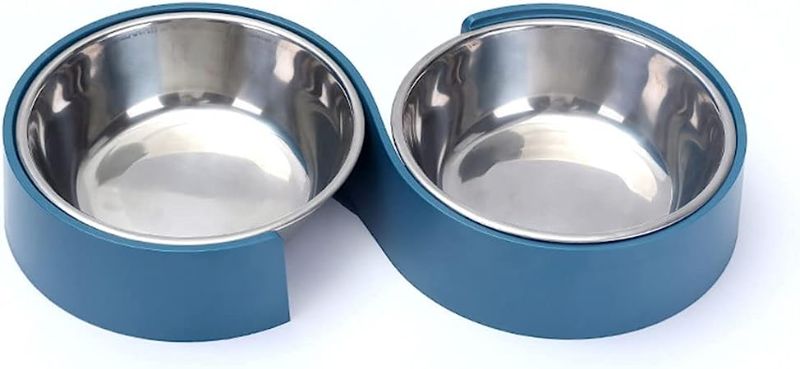 Photo 1 of 
Dog Water Bowl Dispenser, Non-Slip Dog Bowl, Non-Slip pet Bowl, Universal Basin for Dogs and Cats, Stainless Steel pet Bowl, Dog and cat Food Bowl (Color :...