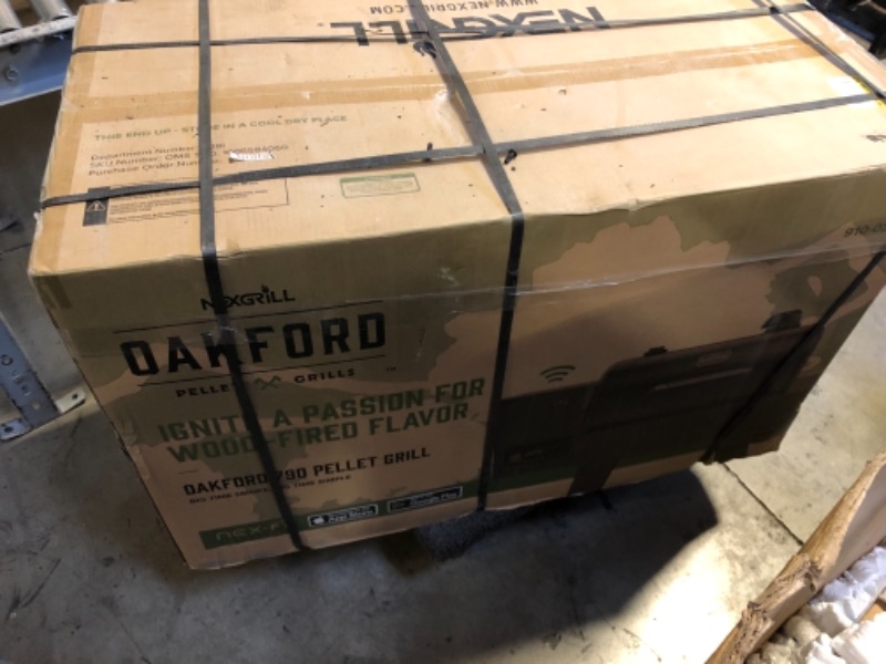 Photo 2 of ***BRAND NEW FACTORY SEALED***Oakford 790 Wi-fi Wood Pellet Grill Smoker, 26.5" Wide with 791 sq. in. Cooking Space, 3 Accessory Hooks, Perfect for Grilling, Smoking, Baking, Roasting, Braising, and Warming, 910-05002 Oakford 790 Wi-fi Wood Pellet Grill 2