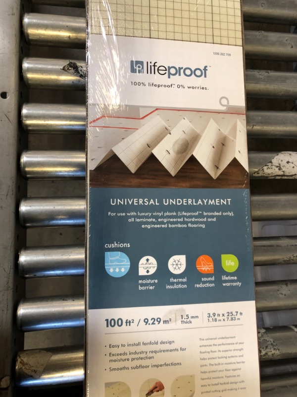 Photo 4 of 100 sq. ft. 3.9 ft. x 25.7 ft. x 0.059 in. Premium Universal Underlayment