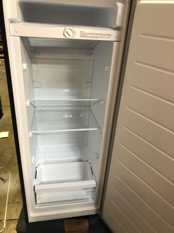 Photo 3 of 7 cu. ft. Convertible Upright Freezer/Refrigerator in Stainless Steel Garage Ready