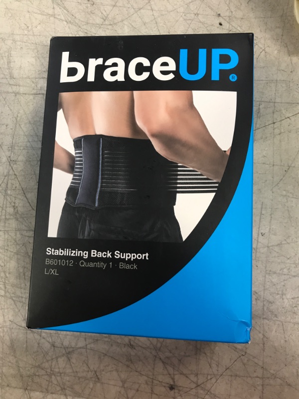 Photo 2 of Back Brace by BraceUP for Men and Women - Breathable Waist Lumbar Lower Back Support Belt for Sciatica