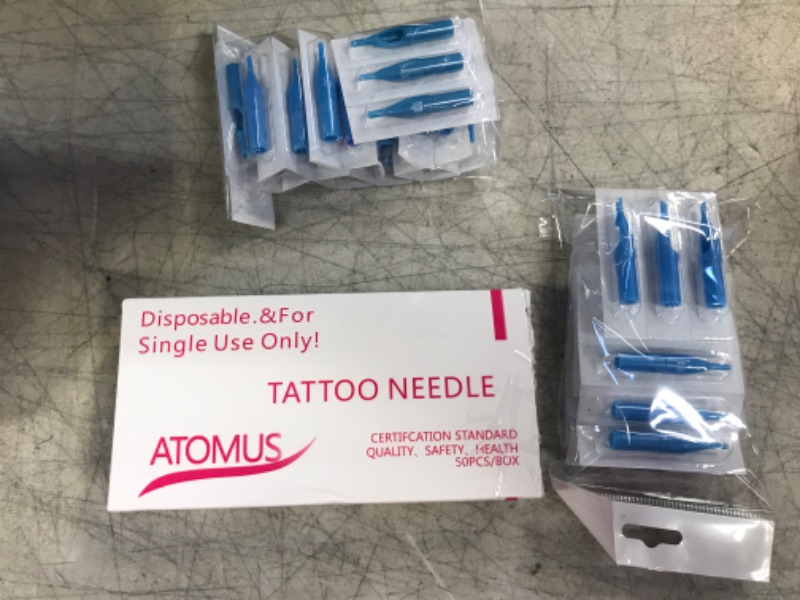 Photo 2 of 50pc Tattoo Disposable Single Use Needle and Tips