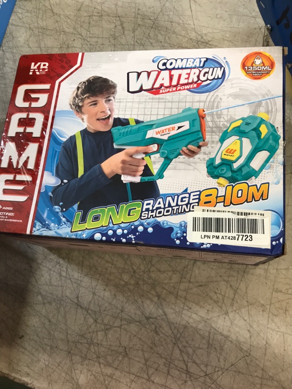 Photo 1 of Electric Water Gun for Kids Squirt Guns Full Automatic Water Absorption Soaker Water Blaster Summer Outdoor Toys Pool Toys for Kids-Blue https://a.co/d/1KHkOp9