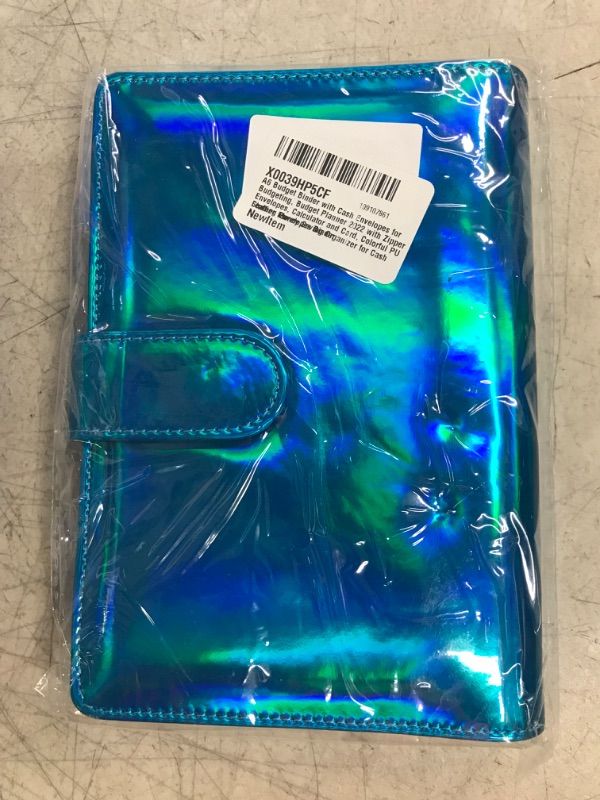 Photo 1 of A6 Budget Binder with Cash Envelopes for Budgeting, Budget Planner 2023 with Zipper Envelopes, Calculator and Card, Colorful PU Leather Money Saving Organizer for Cash Stuffing Envelopes Binder