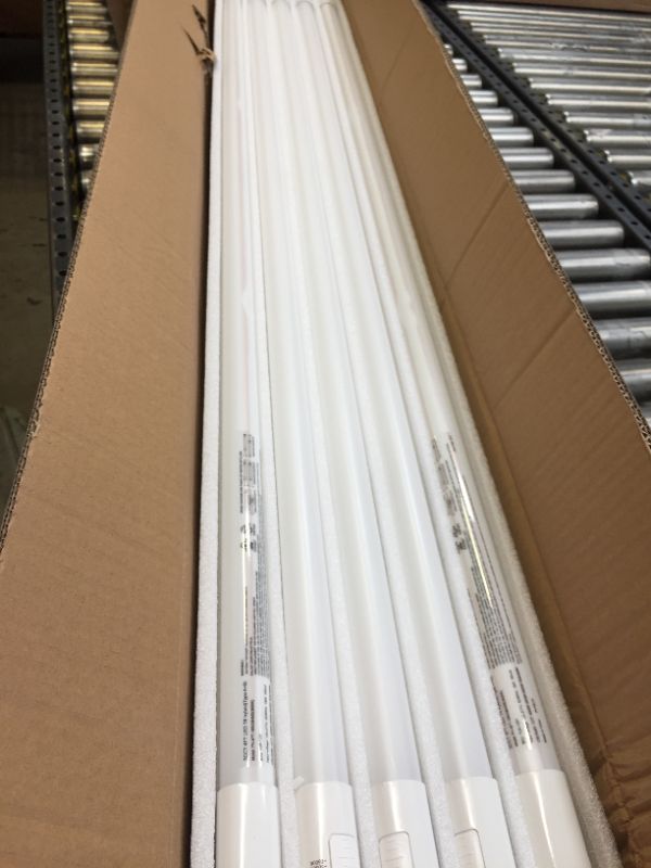 Photo 3 of 20 Pack 3CCT 4FT LED T8 Hybrid Type A+B Light Tube, 18W, 4000K/5000K/6500K Selectable, Plug & Play or Ballast Bypass, Single or Double End Powered, 2300lm, Frosted Cover, T8 T10 T12, 120-277V, UL, FCC