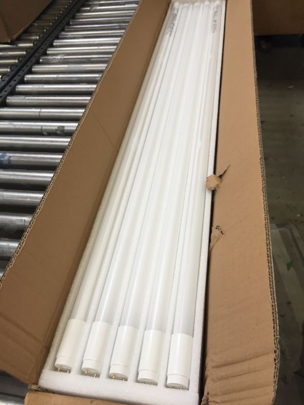 Photo 2 of 20 Pack 3CCT 4FT LED T8 Hybrid Type A+B Light Tube, 18W, 4000K/5000K/6500K Selectable, Plug & Play or Ballast Bypass, Single or Double End Powered, 2300lm, Frosted Cover, T8 T10 T12, 120-277V, UL, FCC