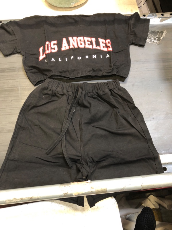 Photo 1 of 2pcs black Los Angeles outfit 130